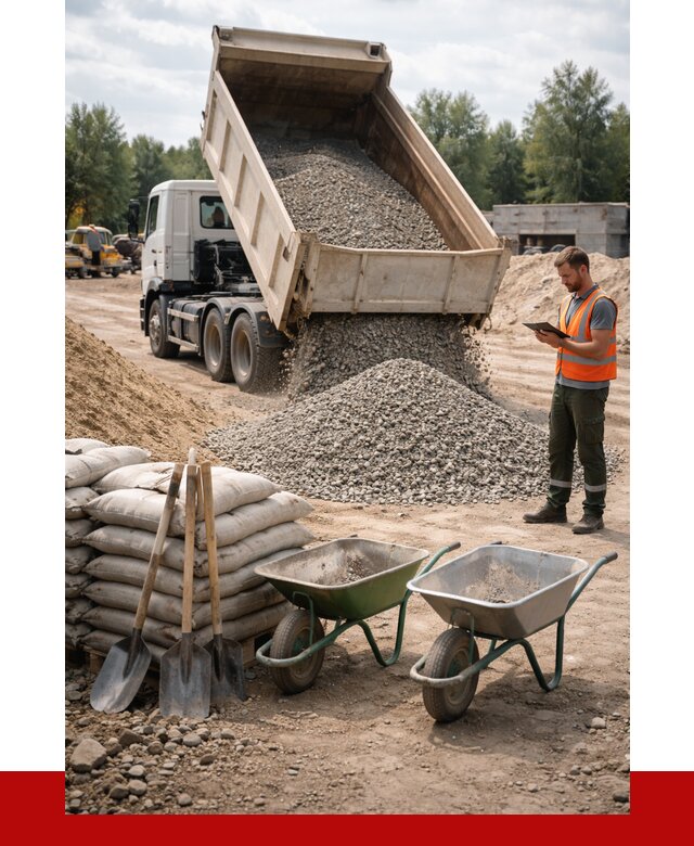 Доставка нерудных материалов в Владивостоке от 1220 руб. | ПРОНЕРУДВлд