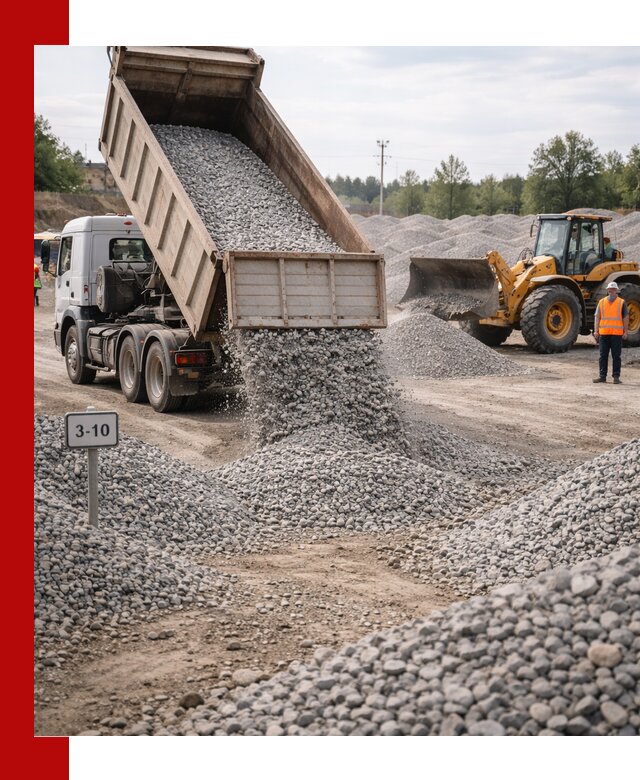 Гранитный щебень фракции 3–10: доставка и продажа в Владивостоке