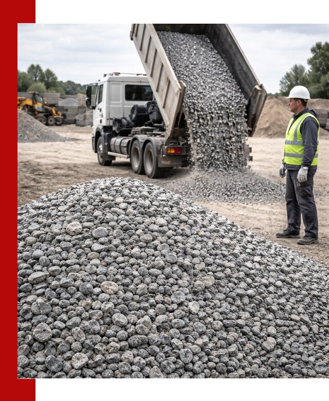 Доставка и продажа гранитного щебня фракции 5-20 в Владивостоке