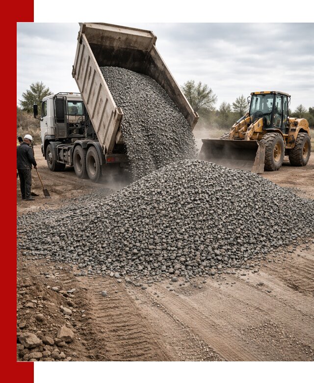 Гранитный щебень фракция 10-20 с доставкой в Владивостоке