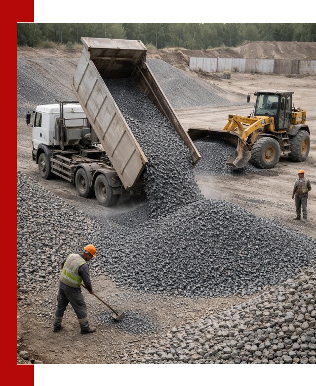 Щебень габбро-диабаз фр. 5-20 с доставкой в Владивостоке