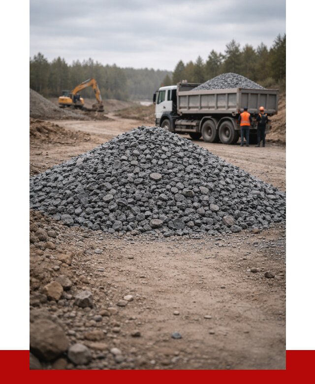 Щебень габбро диабаз фракция 40-70 в Владивостоке от 2237 р-ПРОНЕРУДВлд
