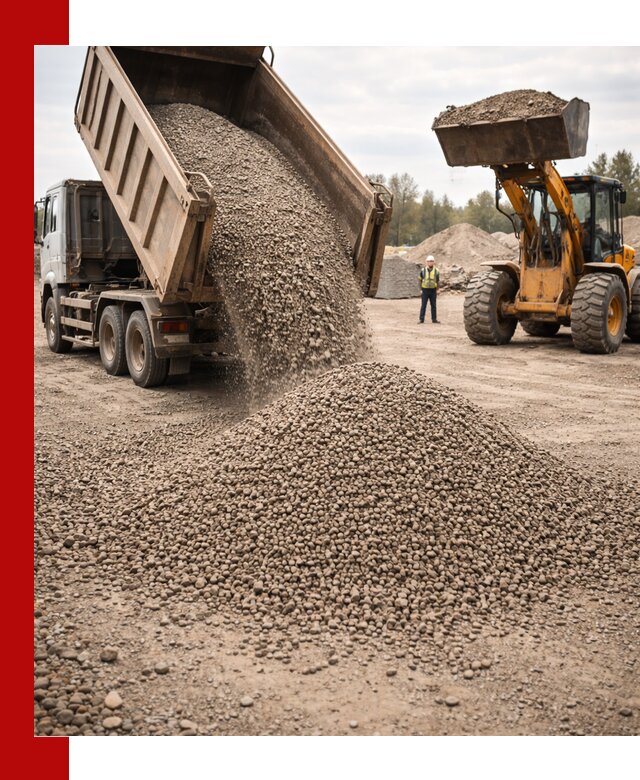 Гравийный щебень фракция 3–10 с доставкой в Владивостоке