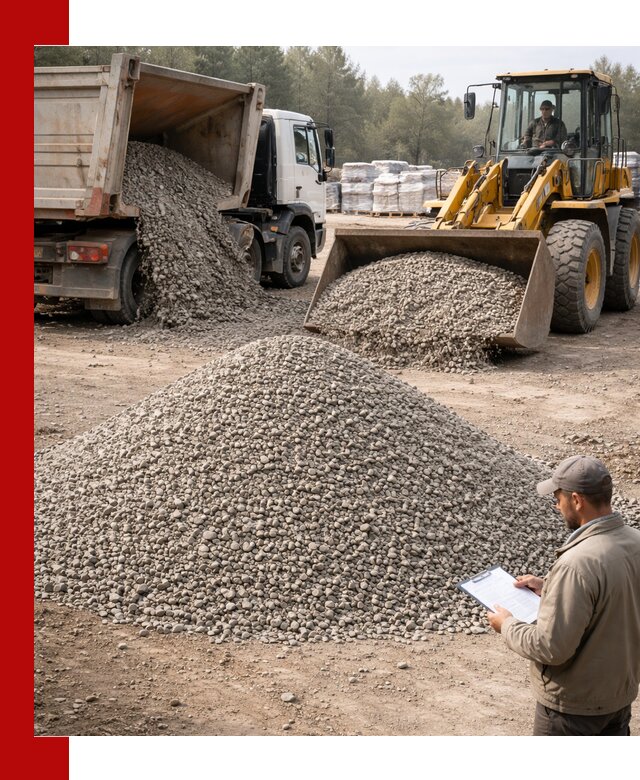 Гравийный щебень фракция 5–10 с доставкой в Владивостоке