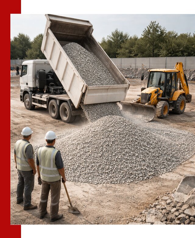 Купить известняковый щебень фракции 5–10 мм с доставкой в Владивостоке