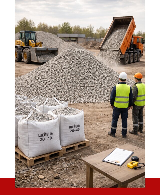 Известняковый щебень 20-40 в Владивостоке от 2135 р. ПРОНЕРУДВлд