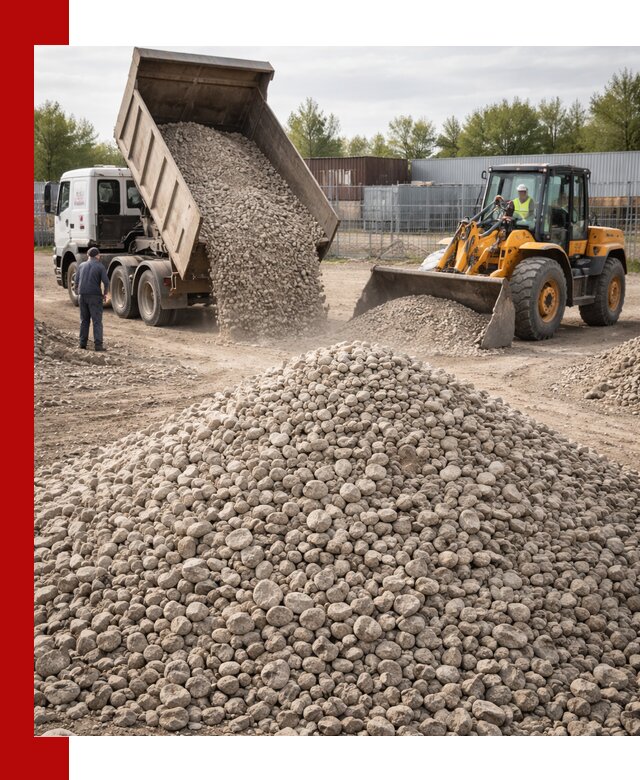 Доломитовый щебень фракции 20–41 с доставкой в Владивостоке