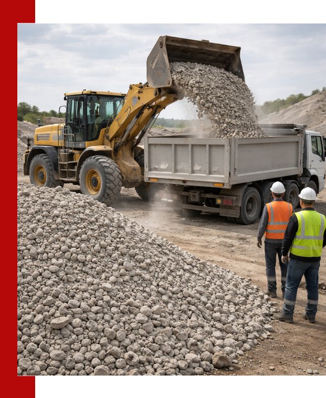 Доломитовый щебень фракция 40–71 доставка и продажа в Владивостоке