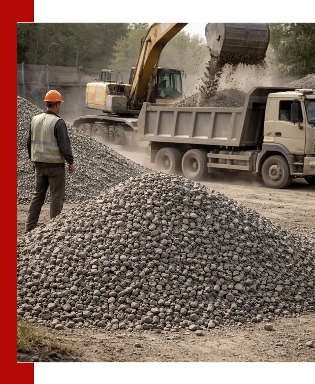 Шлаковый щебень фракция 5-20 с доставкой в Владивостоке