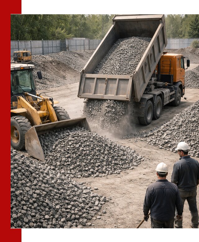 Шлаковый щебень фракция 20-40 доставка и продажа в Владивостоке