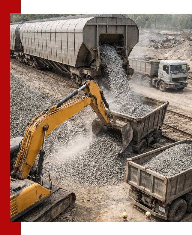 Доставка железнодорожного щебня в Владивостоке крупными партиями быстрого отгруза