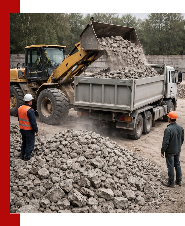 Вторичный щебень фракция 70–150 в Владивостоке с доставкой