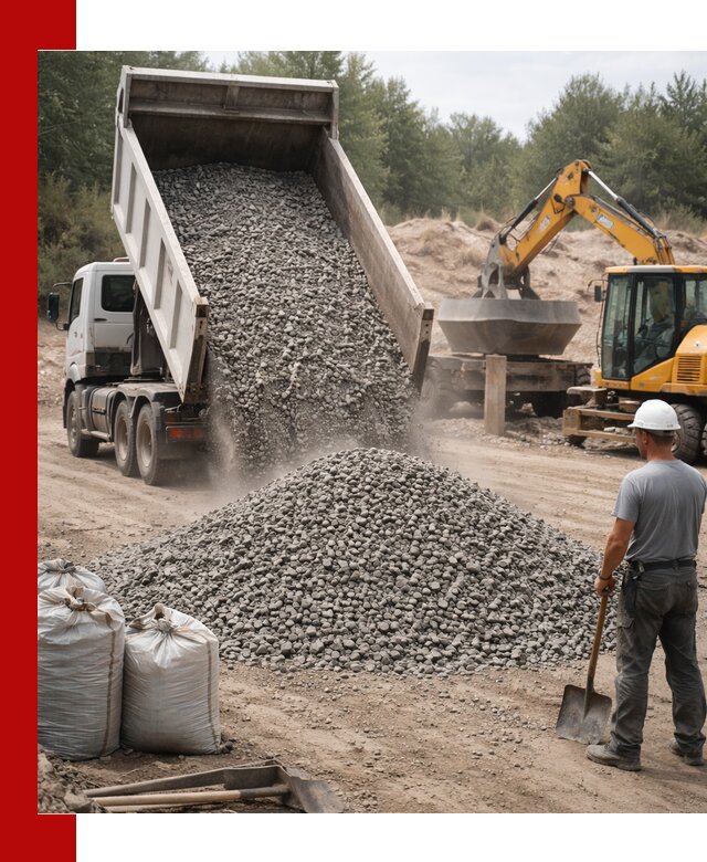 Доставка и продажа бетонного щебня в Владивостоке