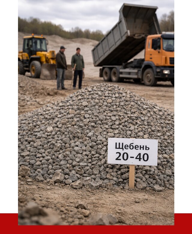 Бетонный щебень фракция 20-40 в Владивостоке от 2491 р. | ПРОНЕРУДВлд