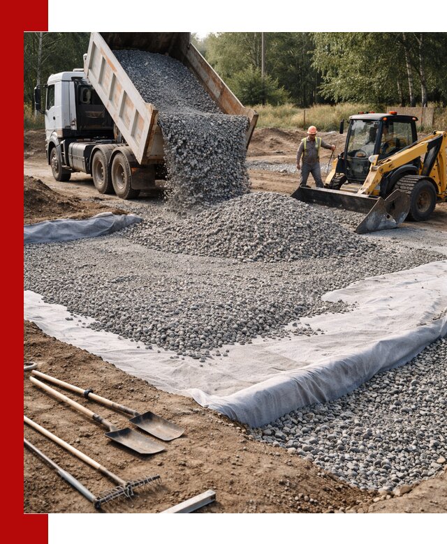 Щебень для фундамента с доставкой в Владивостоке