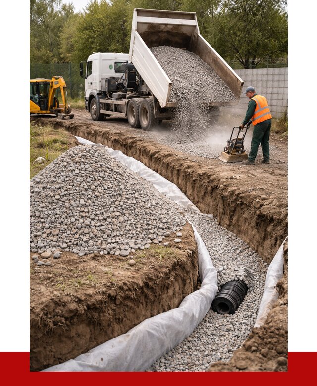 Щебень для дренажа в Владивостоке от 1881 р., ПРОНЕРУДВлд доставка