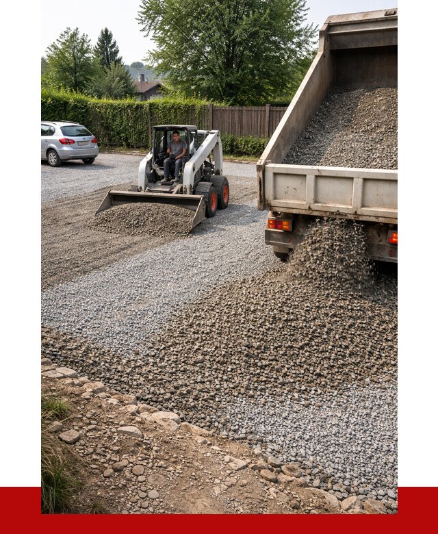 Щебень для парковки в Владивостоке с доставкой от 1220 р.| ПРОНЕРУДВлд
