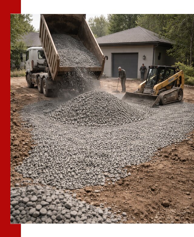 Щебень для парковки в Владивостоке: доставка и укладка качественного материала