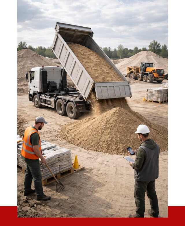 Карьерный песок с доставкой в Владивостоке от 3660 р. ПРОНЕРУДВлд