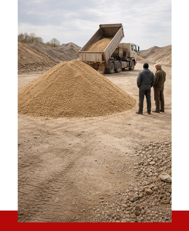 Карьерный песок крупнозернистый в Владивостоке от 8641 р | ПРОНЕРУДВлд