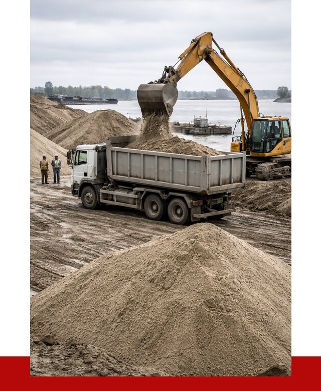 Купить речной песок навалом в Владивостоке от 1830 р., ПРОНЕРУДВлд