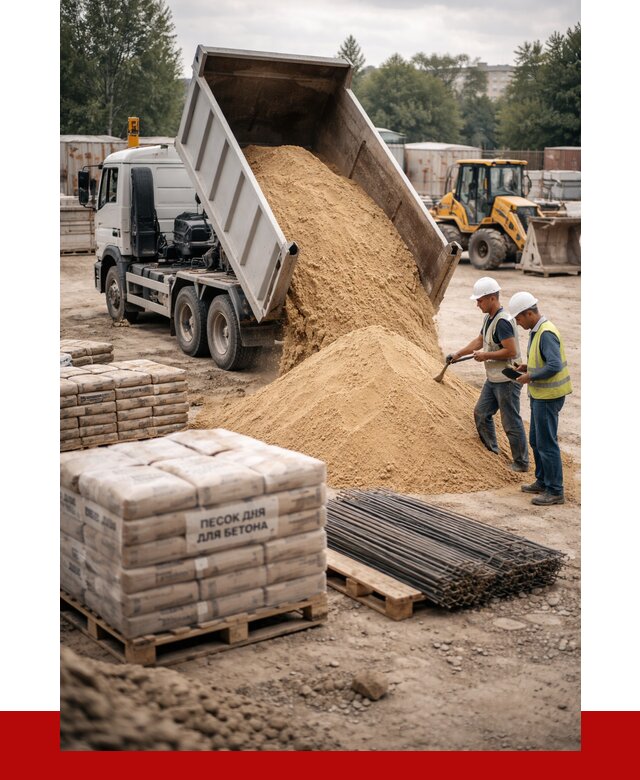 Песок для бетона в Владивостоке от 2542 р. с доставкой, ПРОНЕРУДВлд