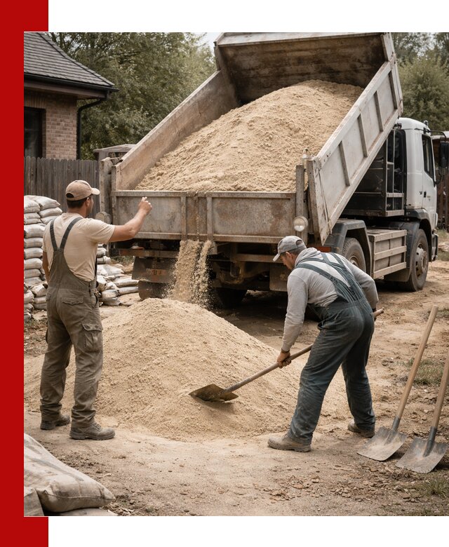 Песок для штукатурки с доставкой в Владивостоке качественный и чистый