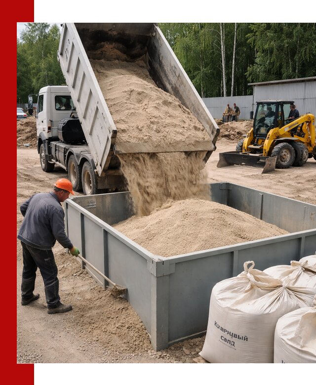 Кварцевый песок для фильтра в Владивостоке — доставка и качество