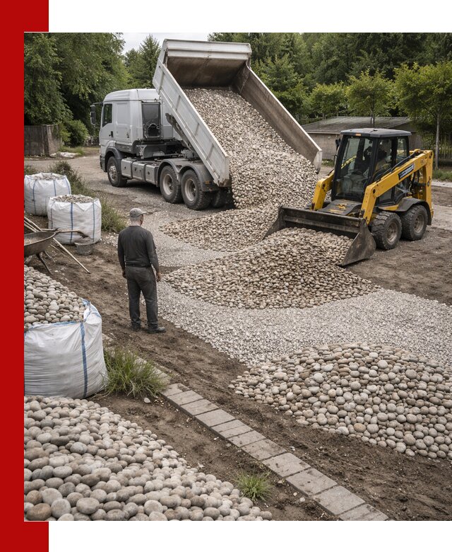 Доставка морской гальки оптом и в розницу в Владивостоке