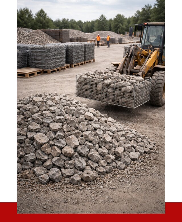 Камень для габионов фракция 70-150 в Владивостоке от 4270 р. | ПРОНЕРУДВлд