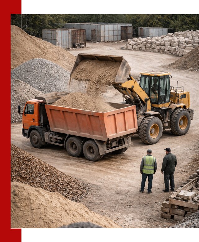 Доставка сыпучих смесей и смесей для стройки в Владивостоке