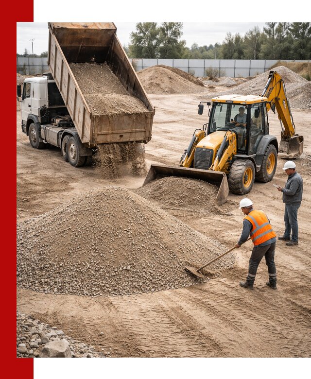 Поставка и доставка ПГС С4 в мешках и самосвалах в Владивостоке