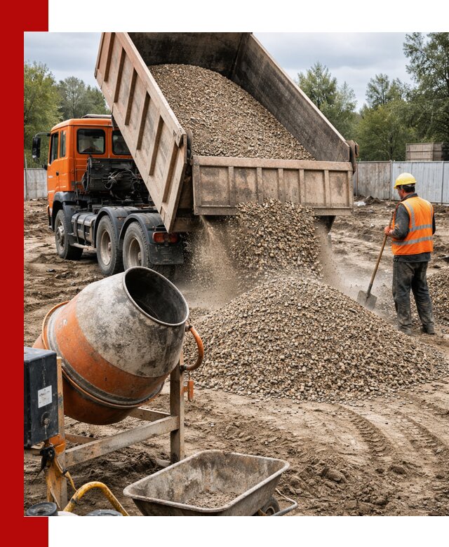 Опгс для бетона с доставкой самосвалом в Владивостоке от производителя