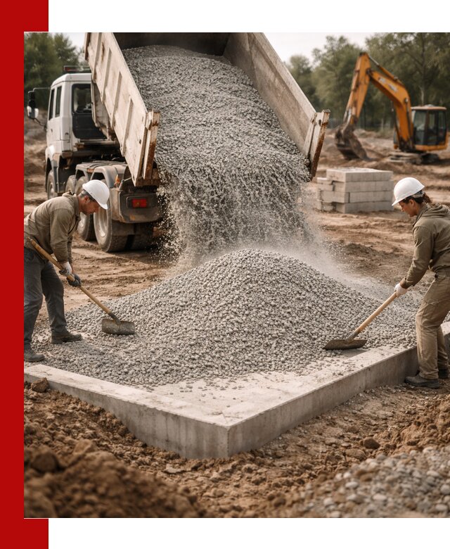 Доставка и продажа отсева для бетона в Владивостоке