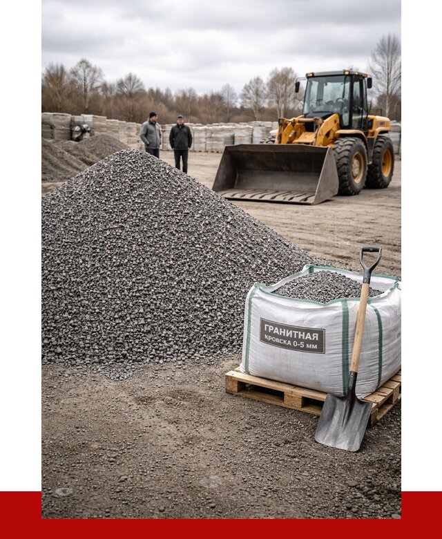 Купить гранитную крошку в Владивостоке от 4880 р. с доставкой | ПРОНЕРУДВлд