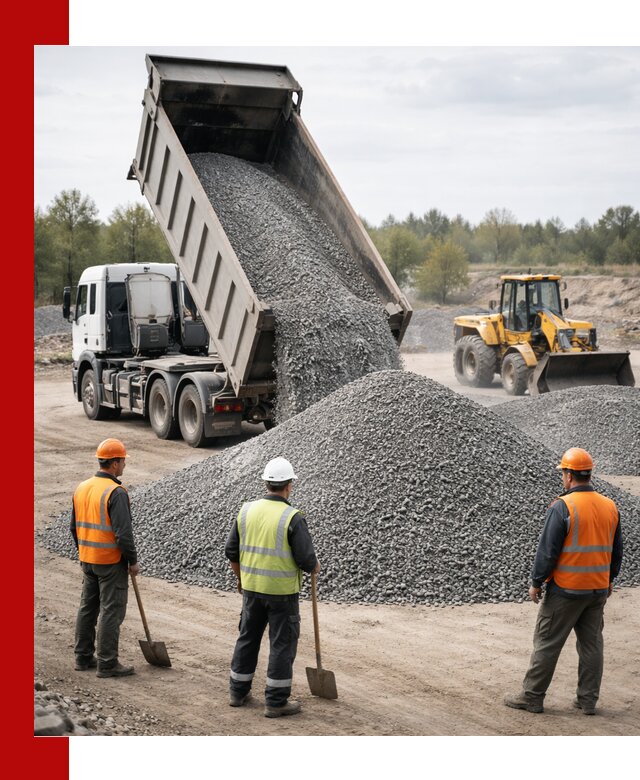 Доставка и продажа гранитной крошки в Владивостоке