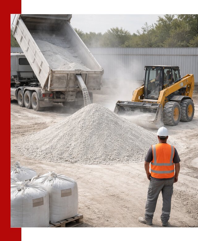 Доставка и продажа известняковой муки в Владивостоке