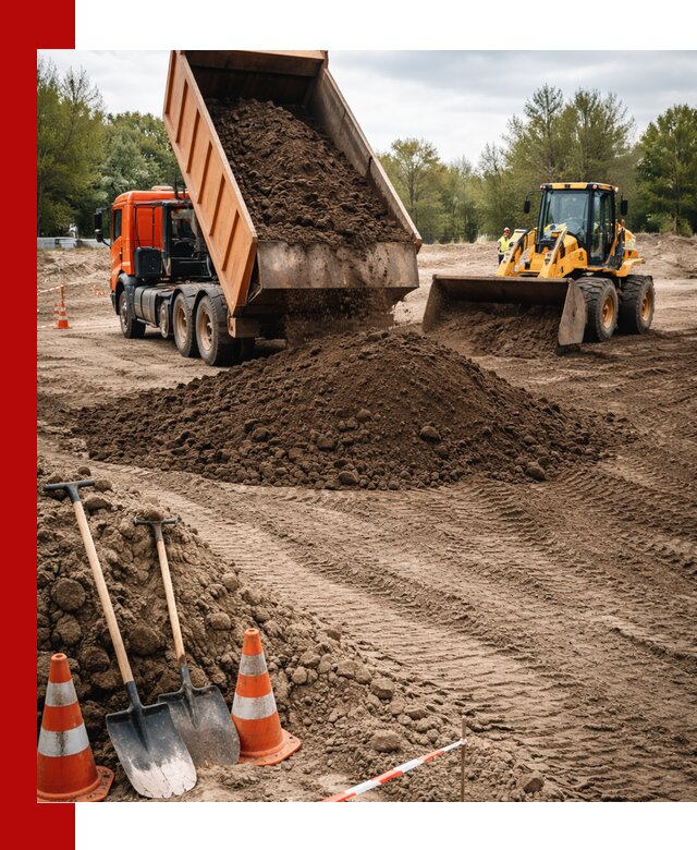 Поставка и доставка планировочного грунта в Владивостоке