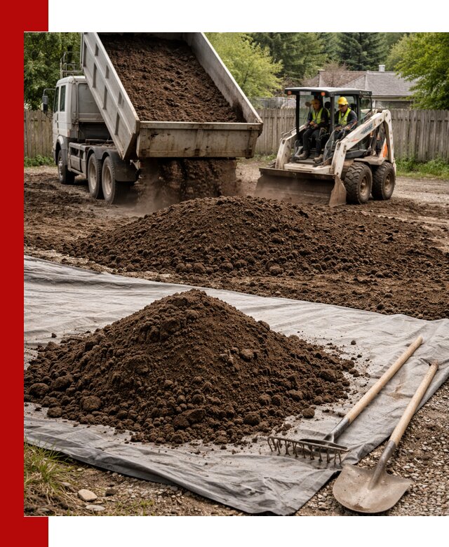 Грунт для отсыпки участка с доставкой в Владивостоке