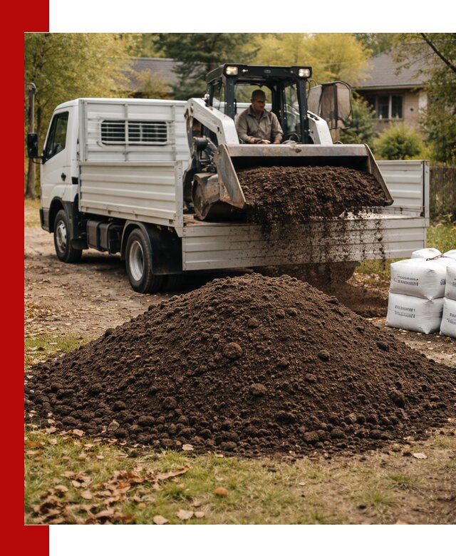 Доставка садовой земли в больших объёмах в Владивостоке