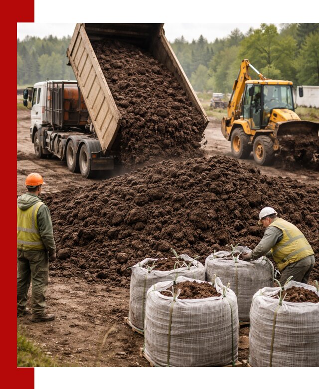 Доставка нейтрального торфа в Владивостоке оптом и в розницу