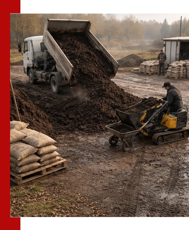 Кислый торф в доставке по выгодным ценам в Владивостоке