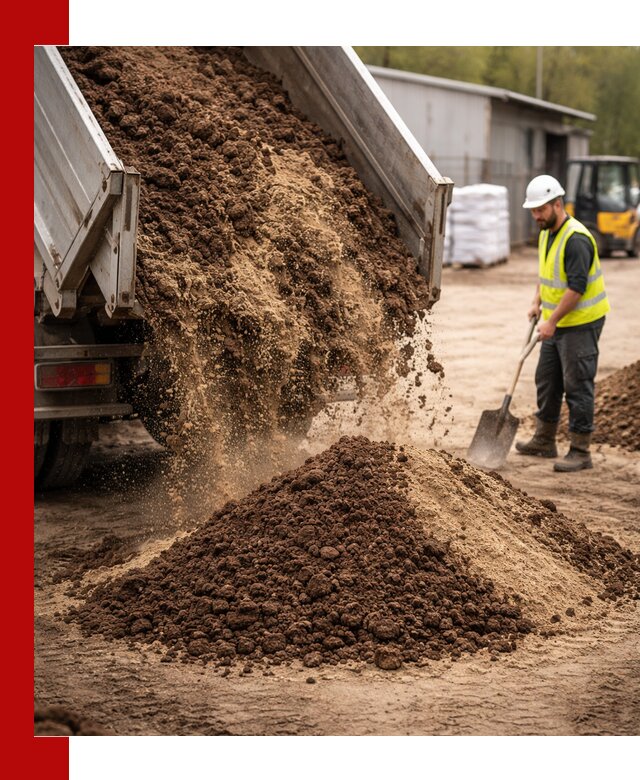 Доставка торфо-песчаной смеси в Владивостоке для строительства и озеленения