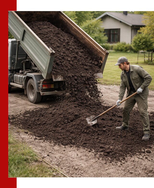 Чернозем для газона с доставкой в Владивостоке быстро и качественно