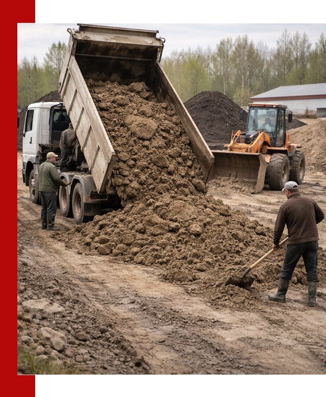 Доставка глин и суглинков в Владивостоке оптом и вкрай