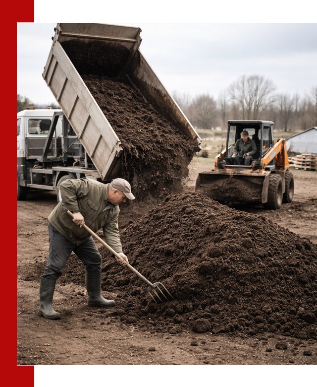 Доставка и продажа перегноя в Владивостоке быстро и дешево