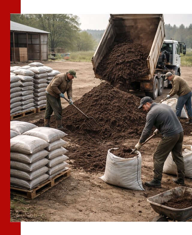 Доставка компоста оптом и в розницу в Владивостоке