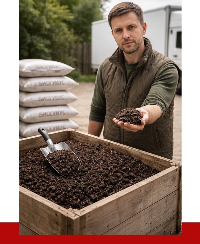 Купить биогумус в Владивостоке с доставкой от 8641 р. за куб | ПРОНЕРУДВлд