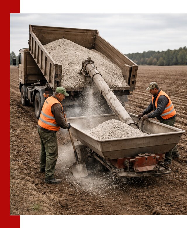 Доставка и продажа суперфосфата оптом и в розницу в Владивостоке