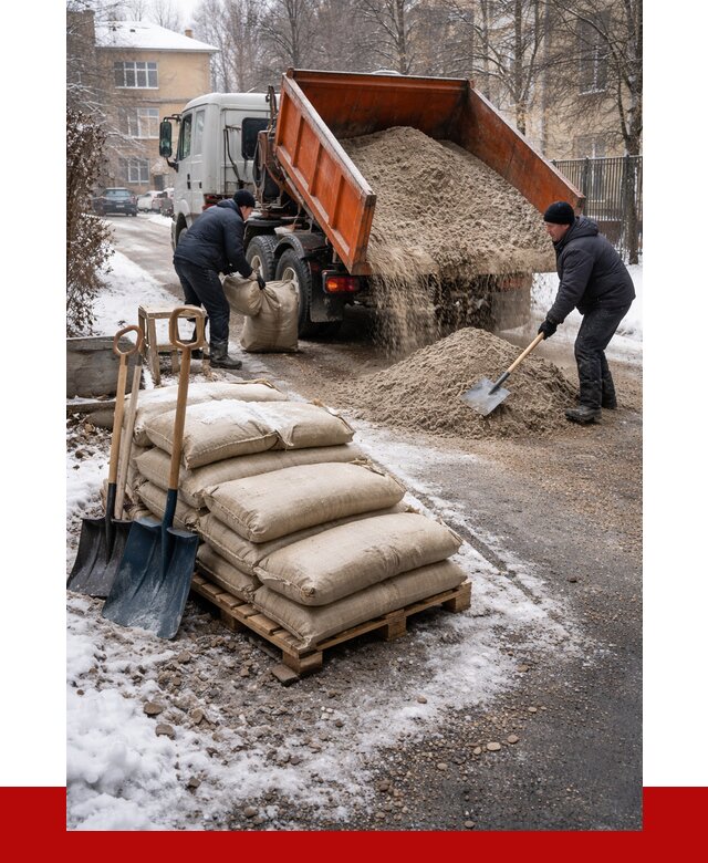 Противогололедные материалы оптом в Владивостоке от 4270 р. | ПРОНЕРУДВлд